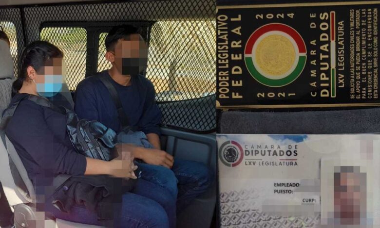 Detienen a sujeto que intentó 'charolear' para librar filtro migratorio