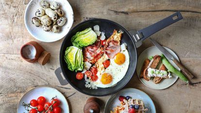 Seleccionamos una variedad de productos rebajados, como sartenes, ollas o cazos de la firma Cristel, en la web de Lecuine.