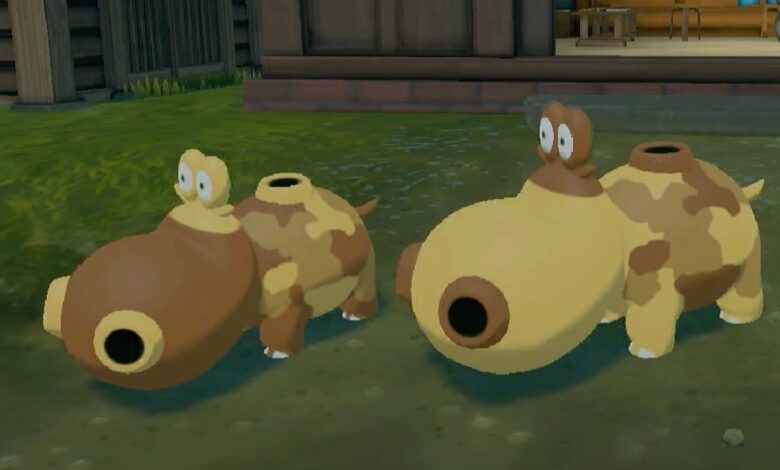 Dónde atrapar hipopótamos macho y hembra en Pokémon Legends: Arceus