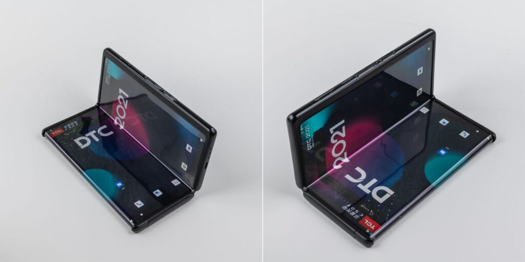 Echa un vistazo a los teléfonos plegables 'Fold n Roll' y Ultra Flex de TCL en el MWC 2022