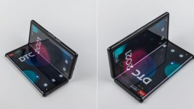Echa un vistazo a los teléfonos plegables 'Fold n Roll' y Ultra Flex de TCL en el MWC 2022