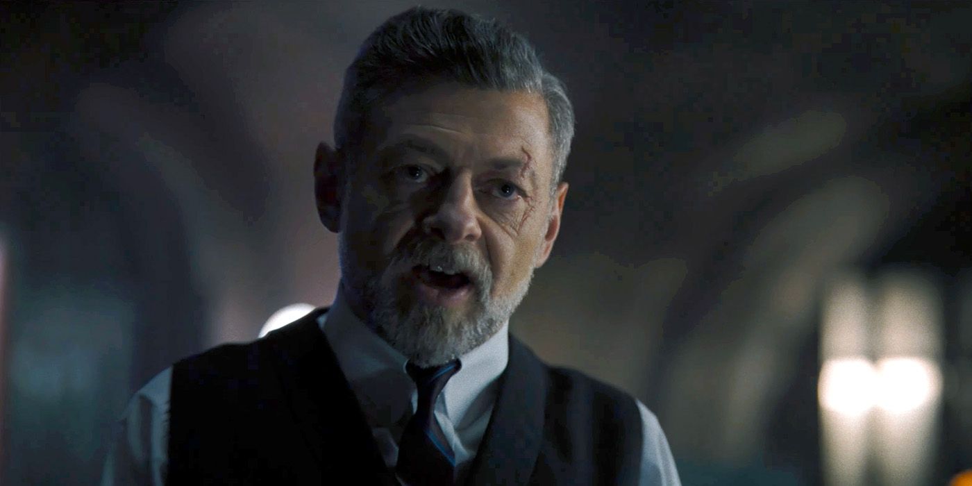 El Alfred de Batman no es una figura paterna para Bruce, dice Andy Serkis