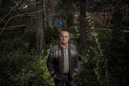 El periodista José Antonio Martínez Soler, víctima de abusos cuando era menor en Almería, este viernes en su casa de Villanueva de la Cañada (Madrid).