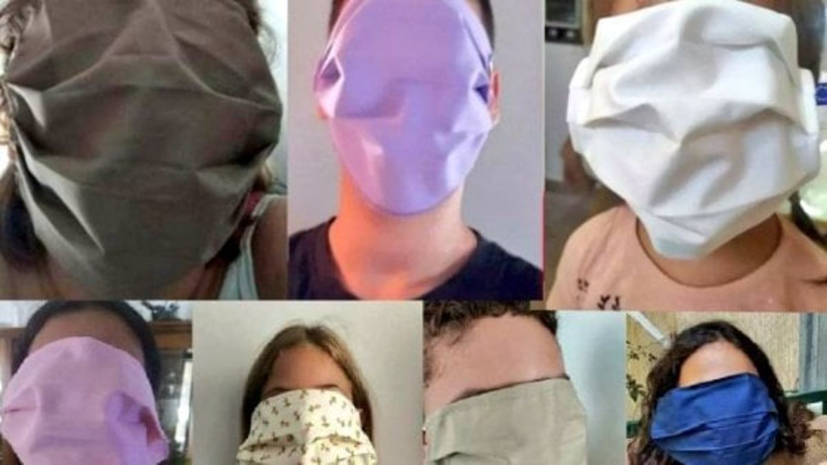 El “epic fail” de Grecia al repartir mascarillas gigantes a los estudiantes