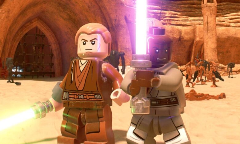El juego LEGO Skywalker Saga muestra una mecánica de disparo mejorada