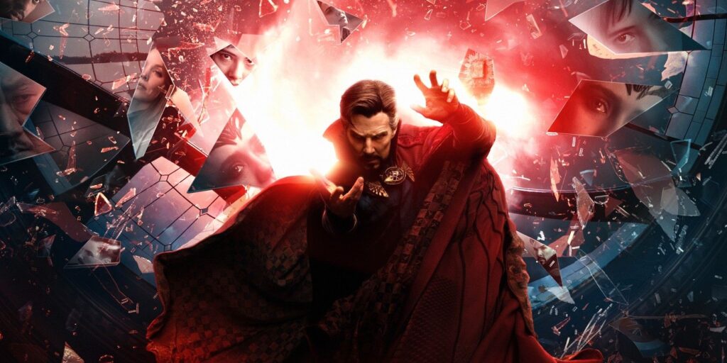 El multiverso roto se vuelve real en el póster del teatro Doctor Strange 2