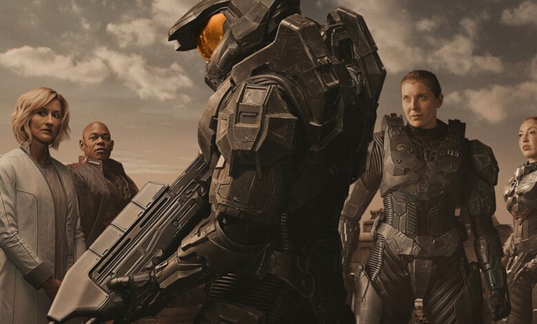 El póster de Halo Show une al Jefe Maestro con el elenco completo