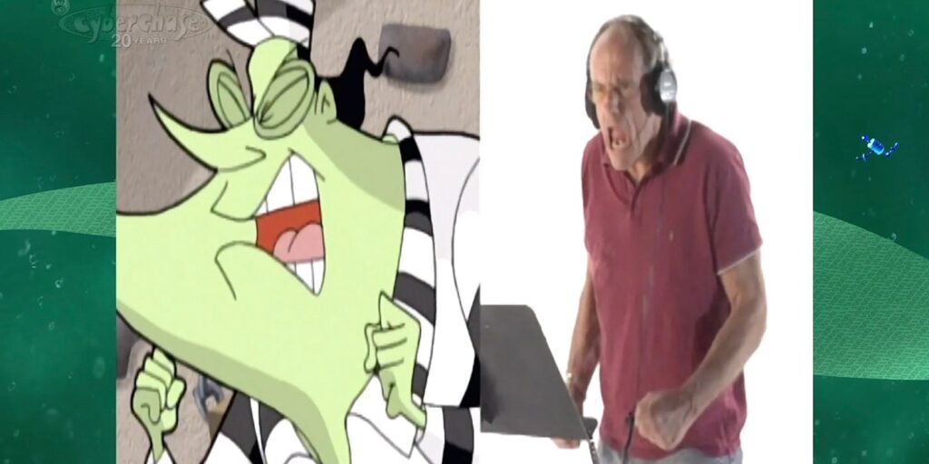 El video de Cyberchase BTS muestra a Christopher Lloyd dando voz a un hacker [EXCLUSIVE]