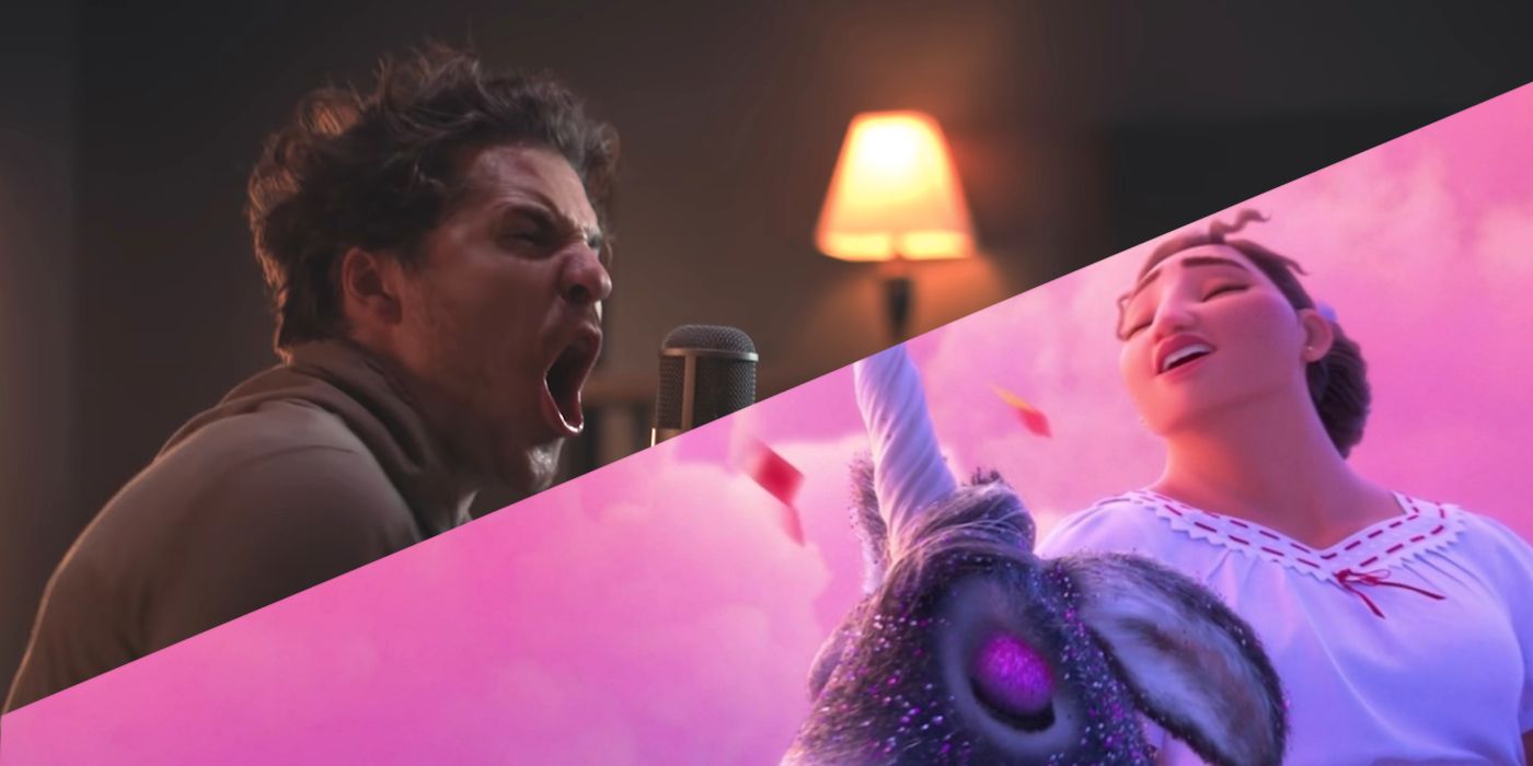 El video de Encanto reimagina la presión de la superficie como una canción de rock duro