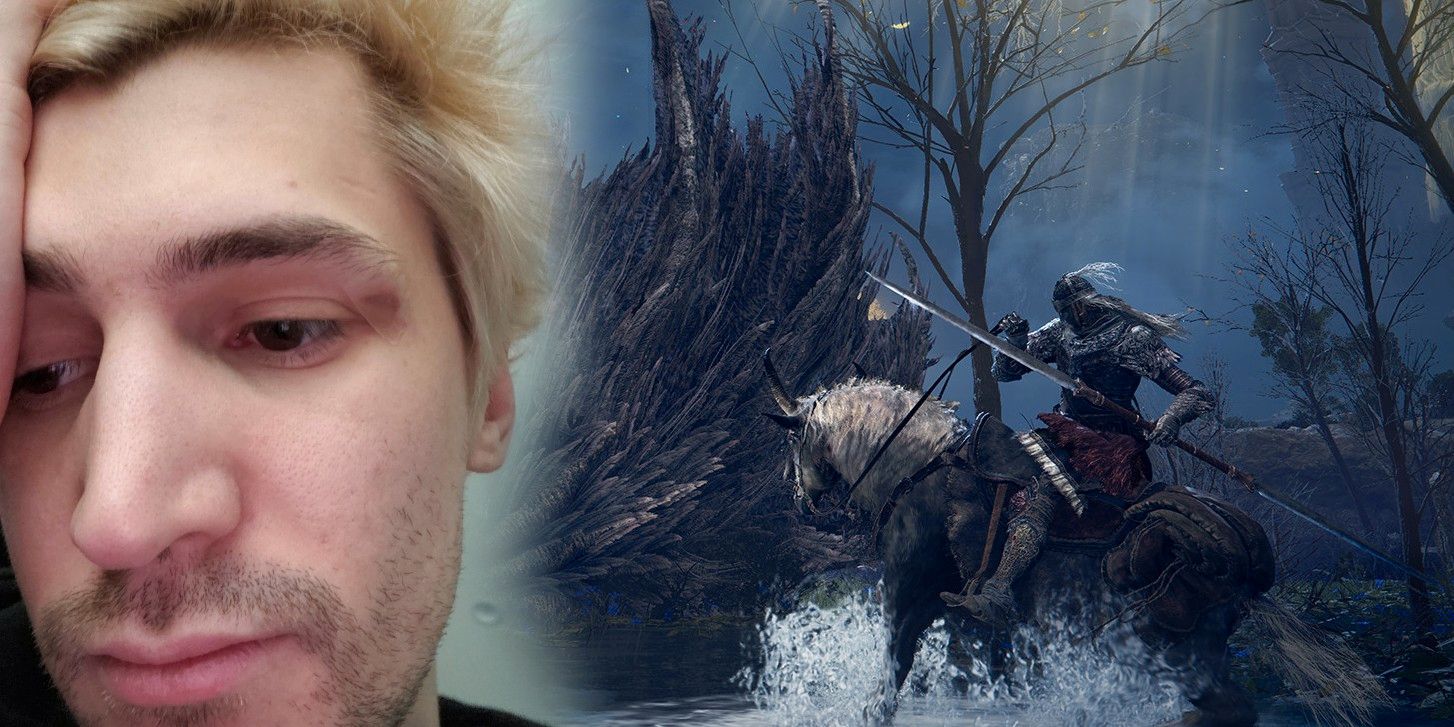 Elden Ring Glitch arruina el escape de Streamer XQc de OP Monster
