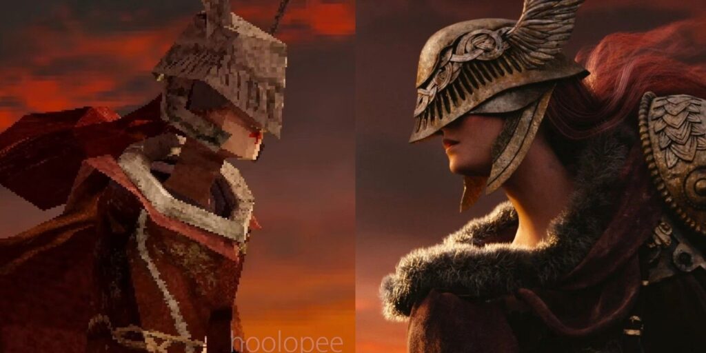 Elden Ring todavía se ve impresionante reinventado como un juego de PS1