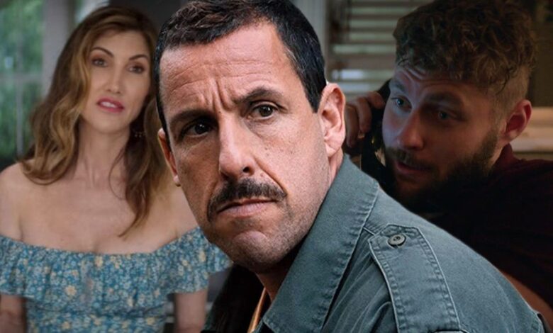 Equipo local: todos los miembros de la familia de Adam Sandler que aparecen en la película