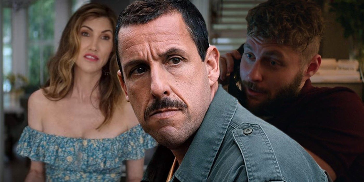 Equipo local: todos los miembros de la familia de Adam Sandler que aparecen en la película