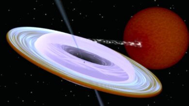 Este extraño agujero negro inclinado tiene desconcertados a los astrónomos
