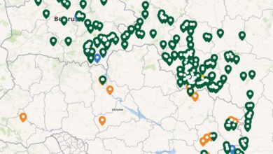 Este mapa colaborativo muestra la invasión de Rusia a Ucrania
