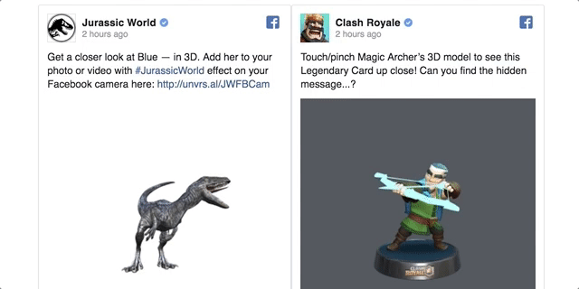 Facebook’s plan to unite AR, VR and News Feed with 3D posts