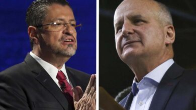 Figueres y Chaves pasan a la segunda vuelta de las elecciones presidenciales de Costa Rica