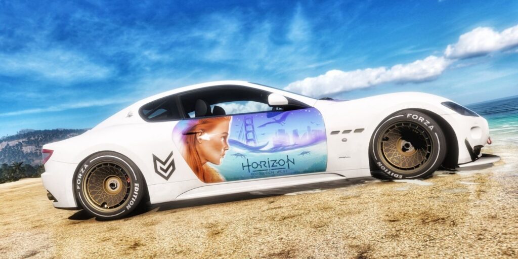 Forbidden West: Aloy llega a Xbox con un hermoso diseño de Forza Horizon 5