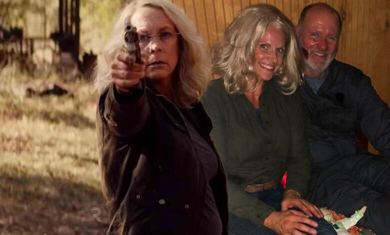 Foto de Halloween revela a Michael Myers con el doble de acción de Jamie Lee Curtis