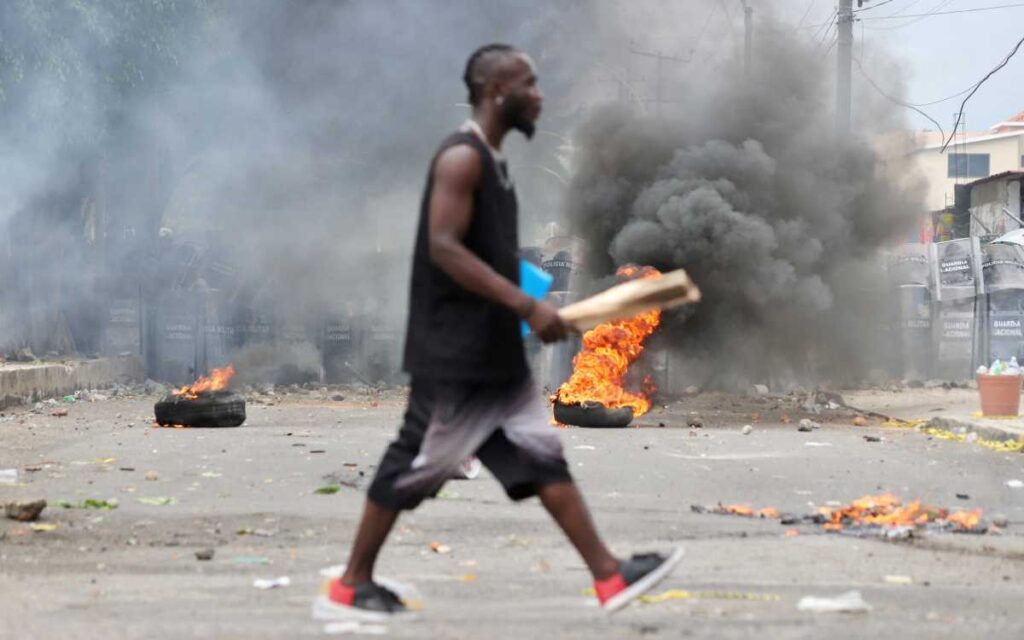 Fotos: Se enfrentan migrantes y Guardia Nacional en Tapachula