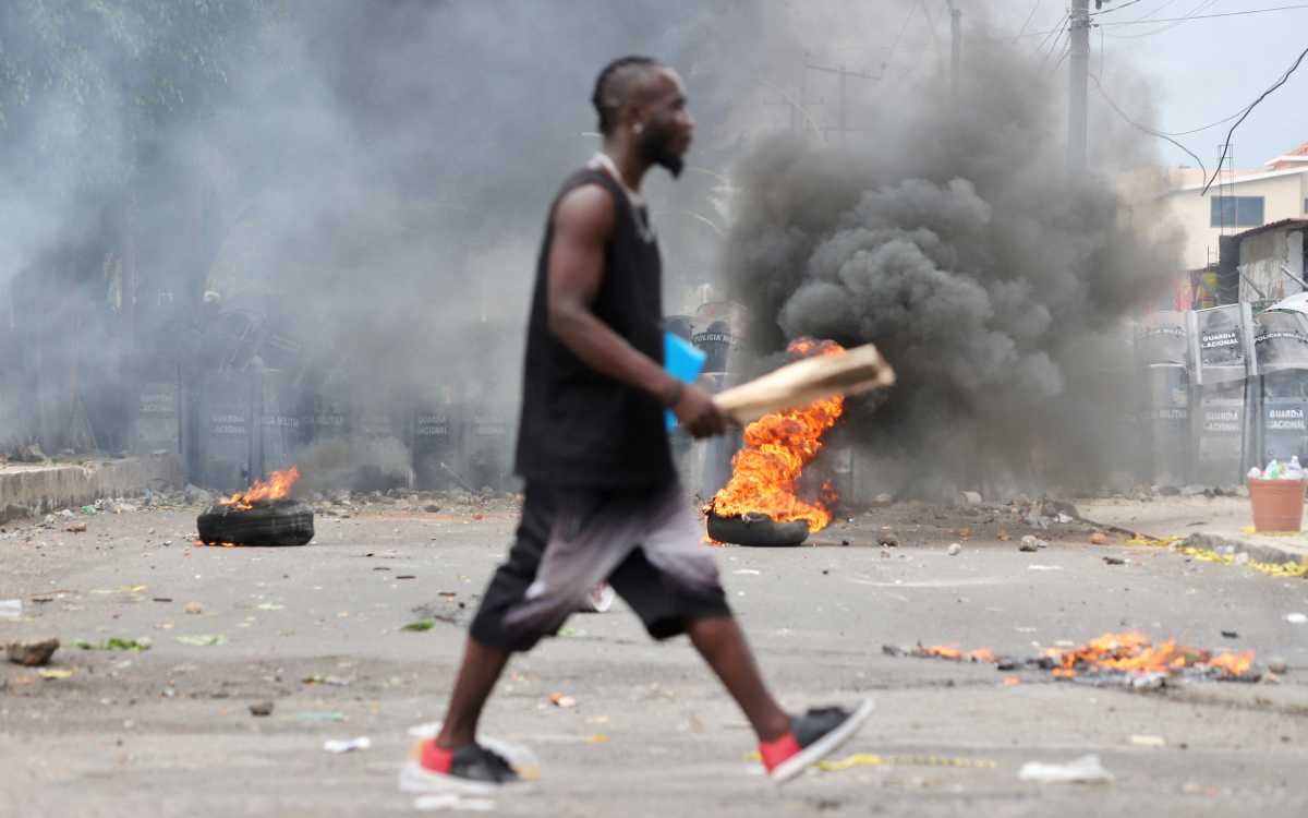 Fotos: Se enfrentan migrantes y Guardia Nacional en Tapachula