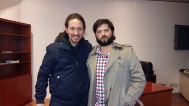 Gabriel Boric, entre Podemos y Errejón