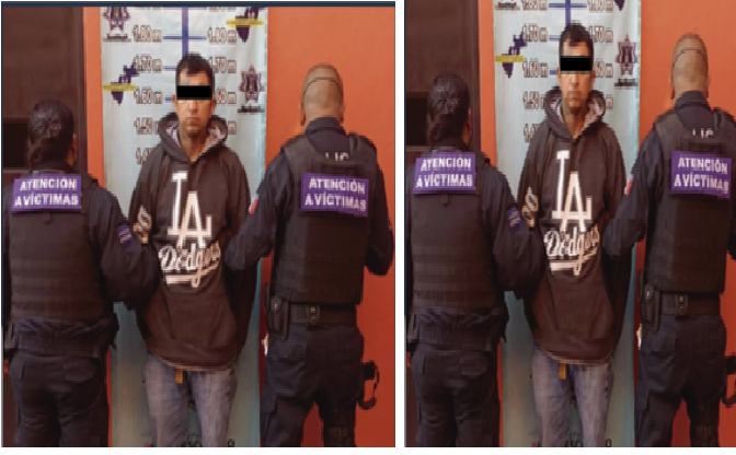 Golpeó salvajemente a su esposa y sus hijos, fue detenido en Pedro Escobedo