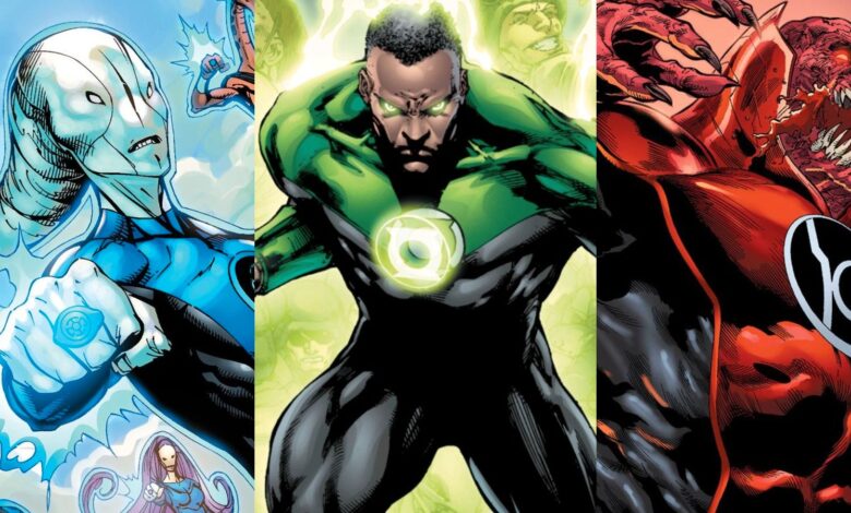 Green Lantern: cada cuerpo en el espectro emocional (y qué poderes poseen)