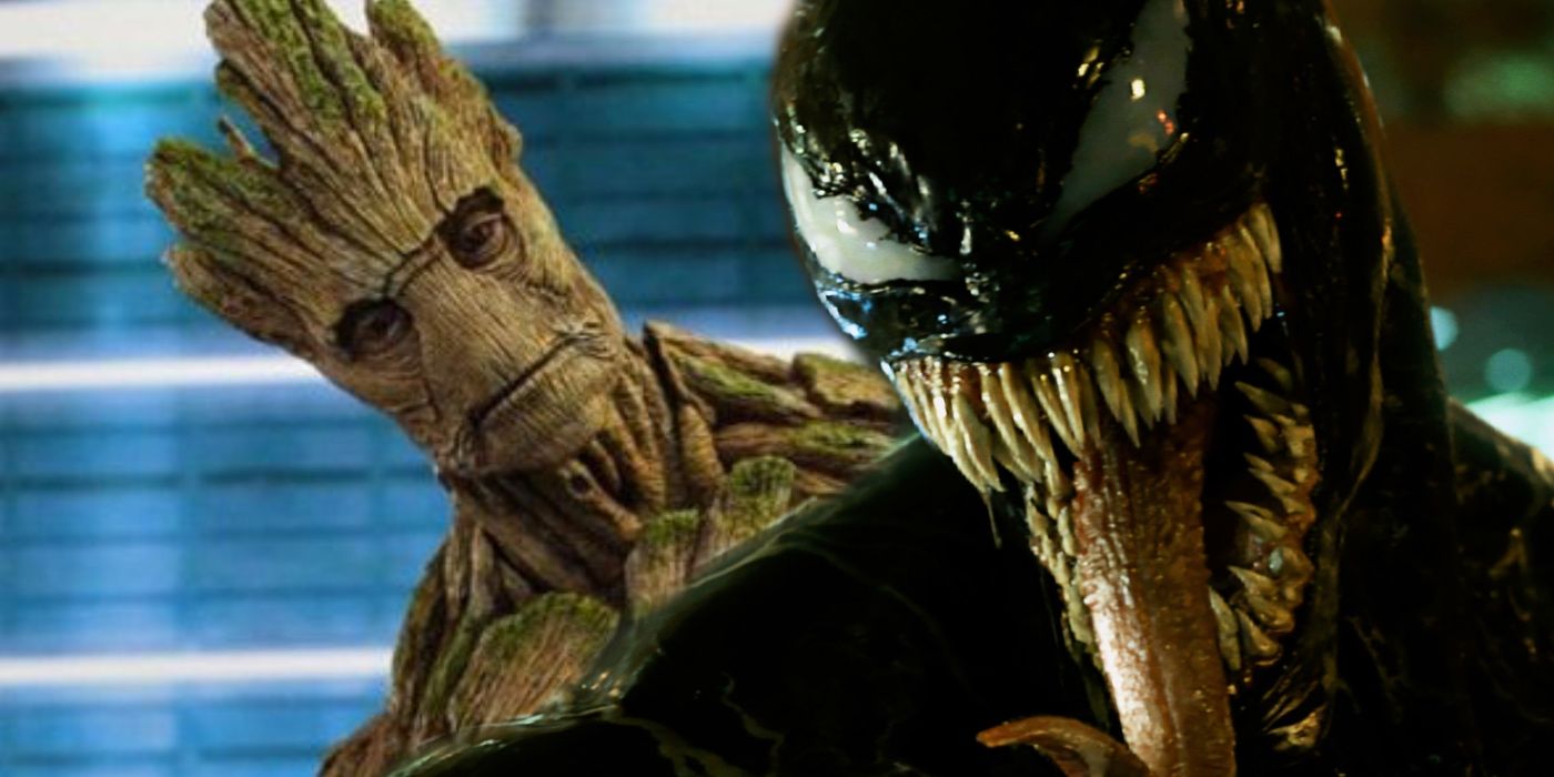 Guardianes de la Galaxia confirma que Groot es el anfitrión más aterrador de Venom