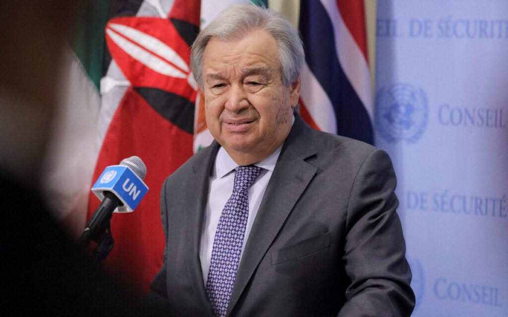Guerra con Ucrania sería una 'catastrofe', dice Guterres; confía en solución de última hora