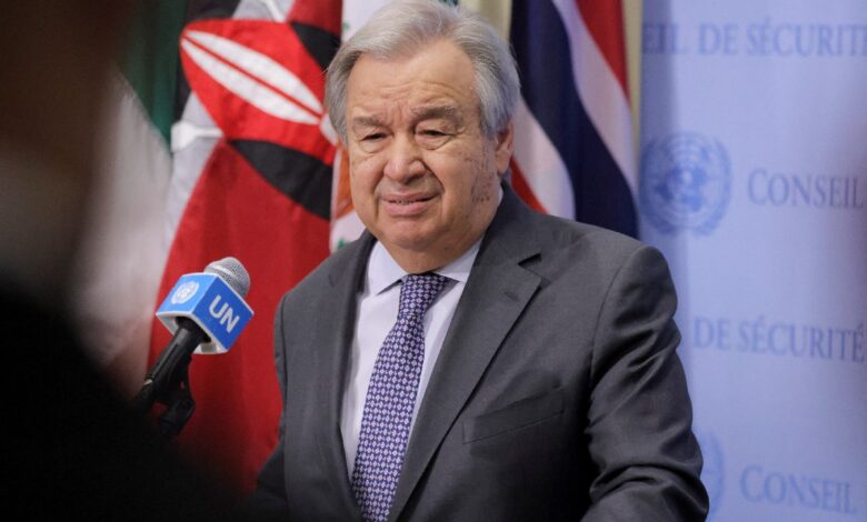 Guerra con Ucrania sería una 'catastrofe', dice Guterres; confía en solución de última hora