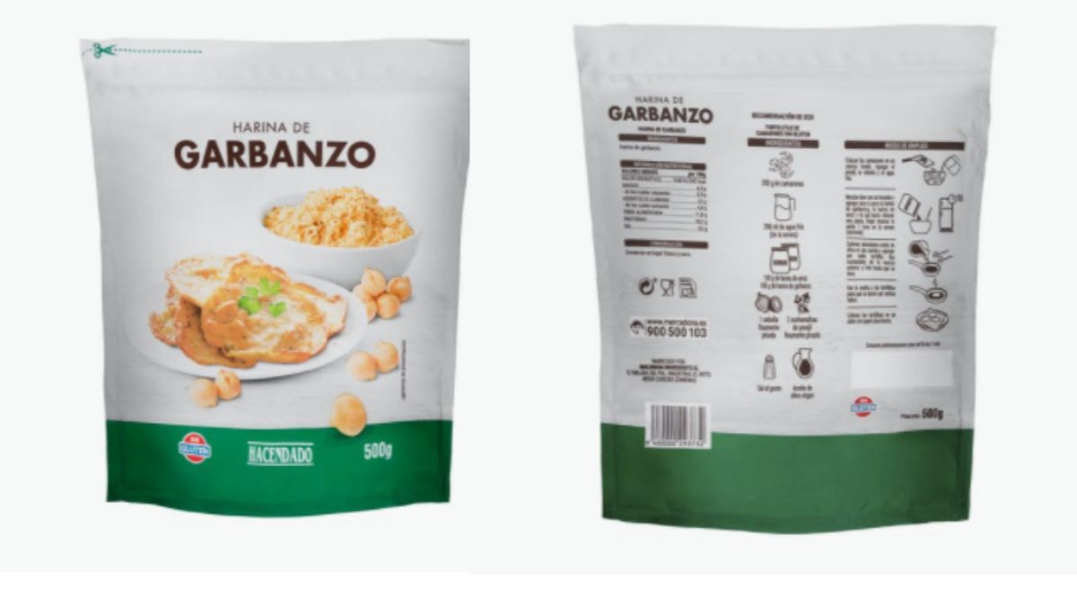 Harina de garbanzo de Mercadona, el nuevo producto para tus recetas más saludables