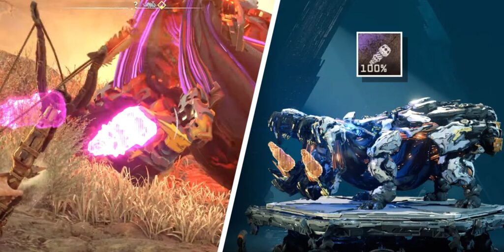 Horizon Forbidden West: dónde encontrar colmillos de fauces anchas