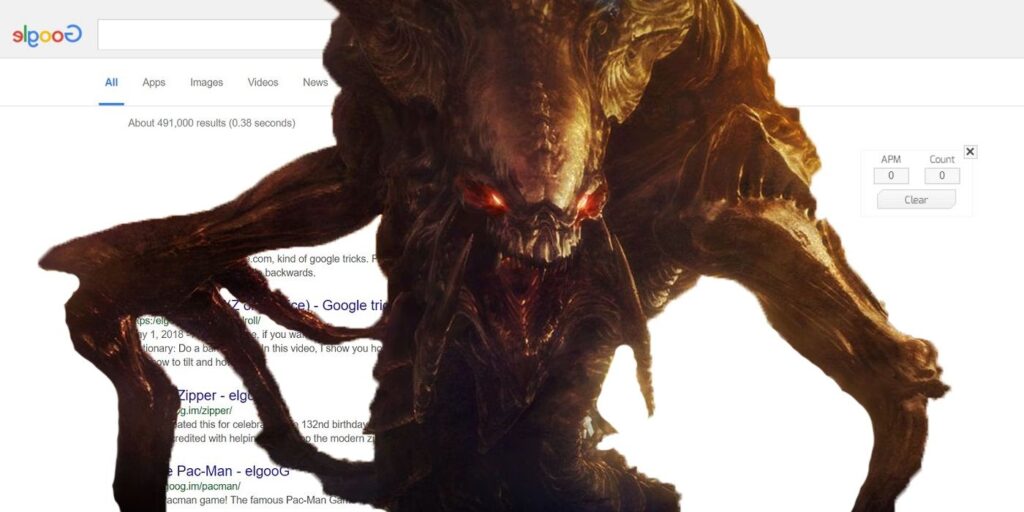 Huevo de Pascua de StarCraft: Cómo acelerar los resultados de búsqueda de Google