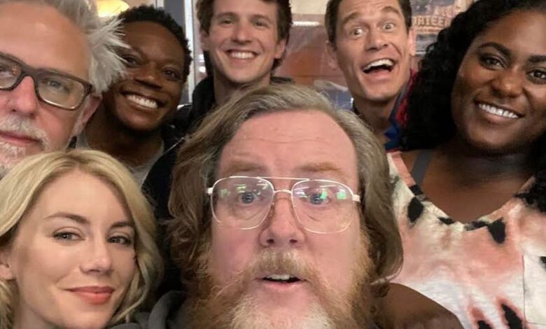 James Gunn celebra el BD de Steve Agee con GOTG, Suicide Squad y Peacemaker Imágenes de BTS