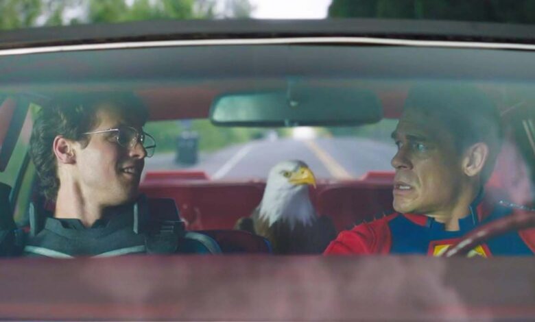 James Gunn y el actor Vigilante explican el final de Peacemaker Cut Eagly Joke