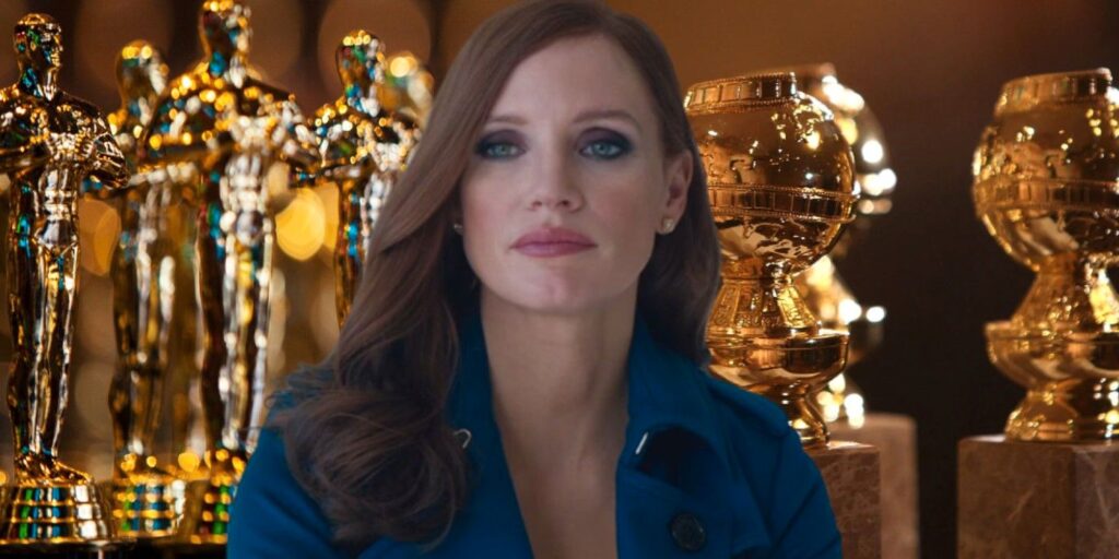 Jessica Chastain dice que la temporada de premios es un lugar más feliz sin Weinstein