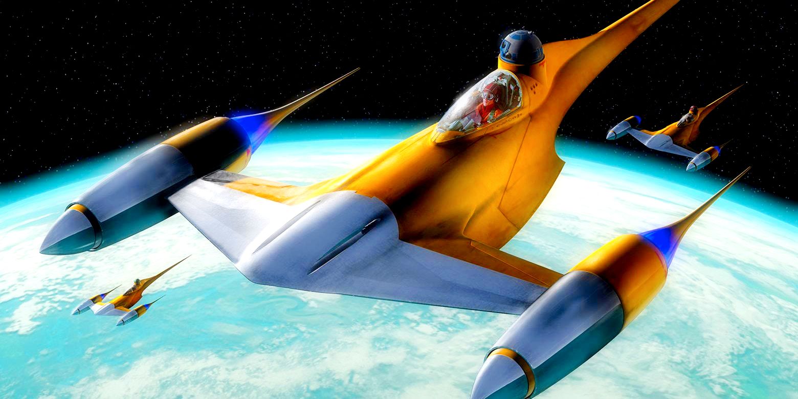 Juegos de Star Wars donde vuelas un Naboo N-1 Starfighter