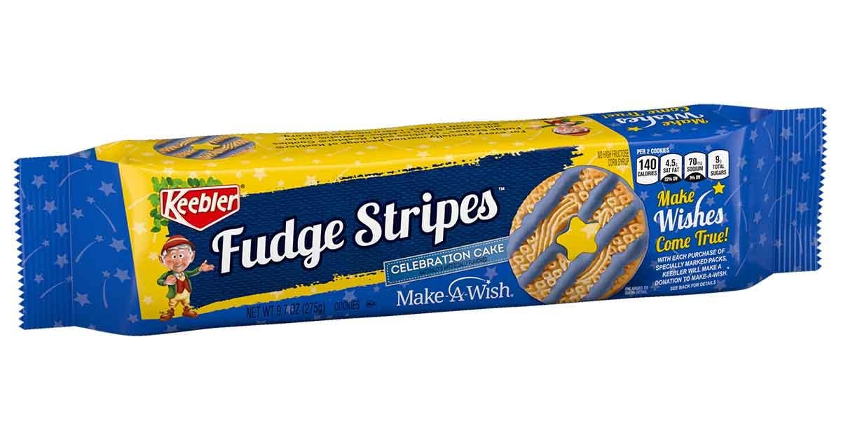 Keebler presenta las nuevas galletas de pastel de celebración Make-A-Wish y más