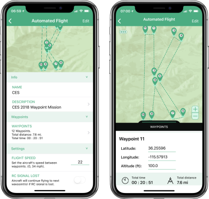 Kittyhawk agrega vuelos automatizados de múltiples puntos de ruta a su software de control de drones