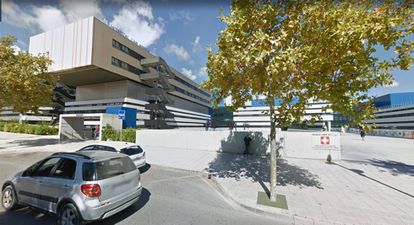 Fachada del hospital de Can Misses de Ibiza.