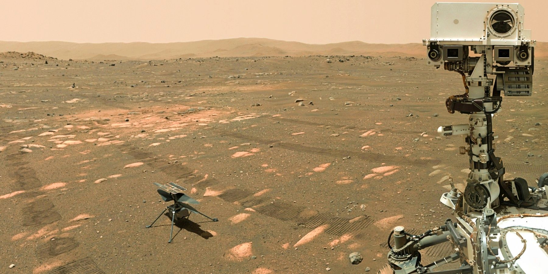 La NASA voló su helicóptero a Marte nuevamente después de salvarlo de escombros peligrosos