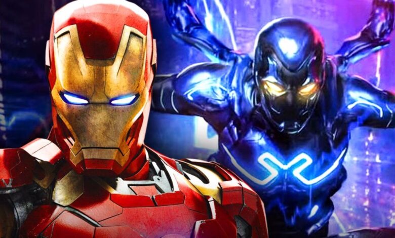 La armadura de Blue Beetle hace que Iron Man parezca un aficionado