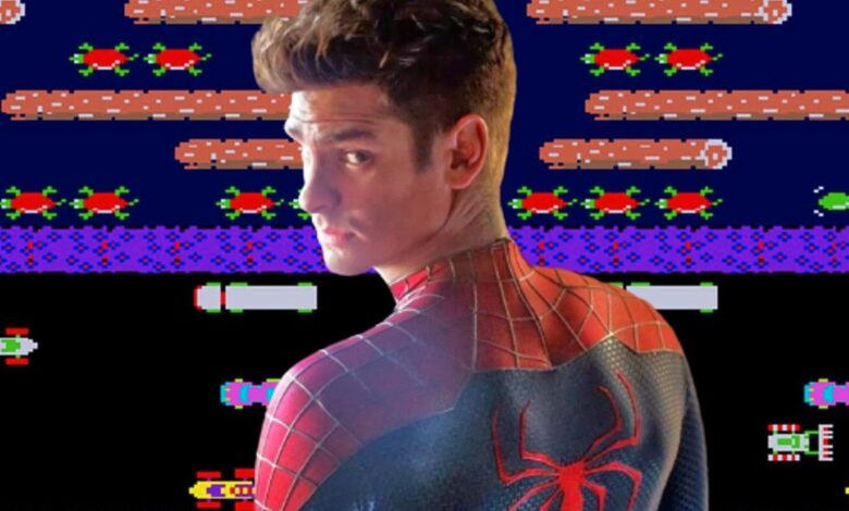 La escena romántica de Frogger en Amazing Spider-Man 2 fue idea de Garfield