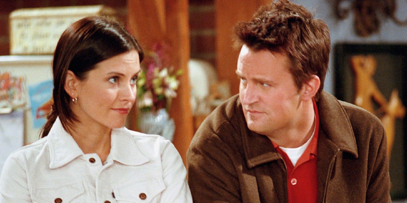 La estrella de Friends, Courteney Cox, habla sobre Matthew Perry durante el rodaje