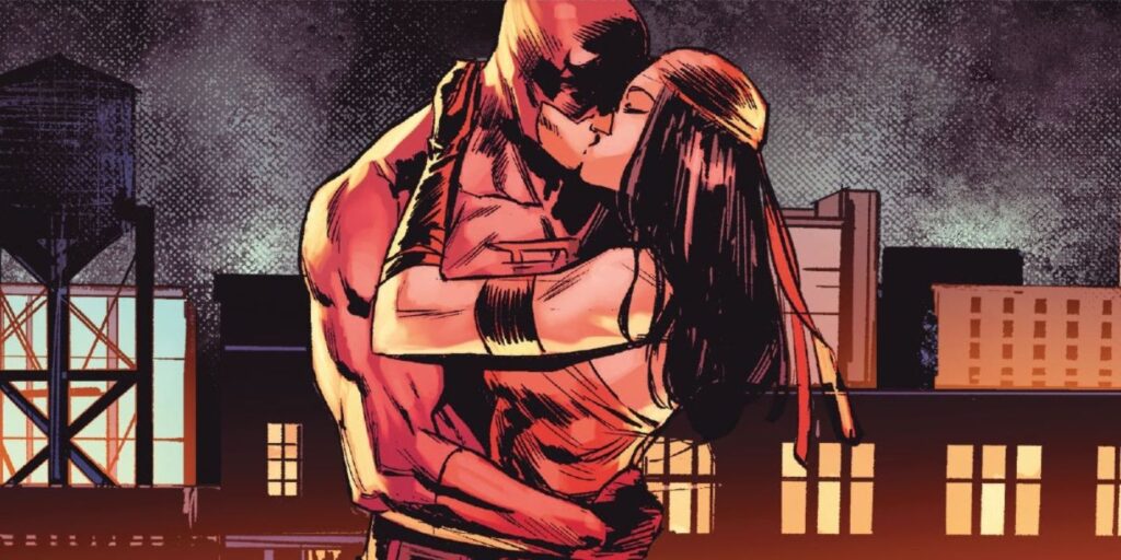 La famosa historia de amor de Daredevil y Elektra recibe un giro impactante