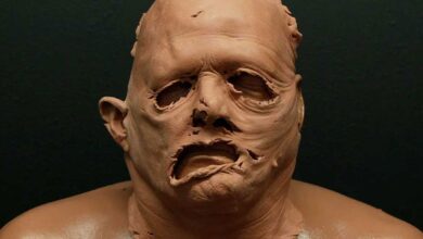 La filmación de Texas Chainsaw Massacre requirió más de 20 máscaras de cuero