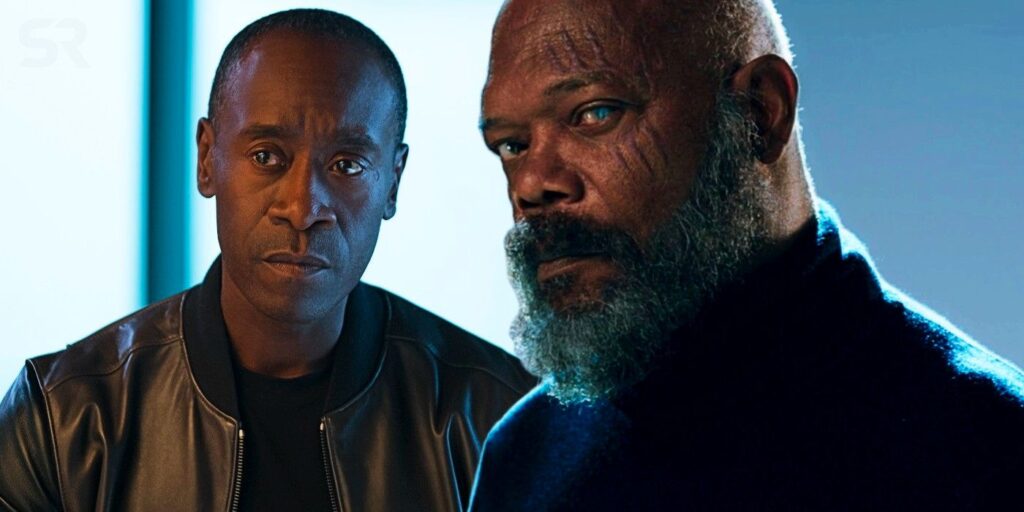 La foto del set de invasión secreta se burla del regreso de War Machine