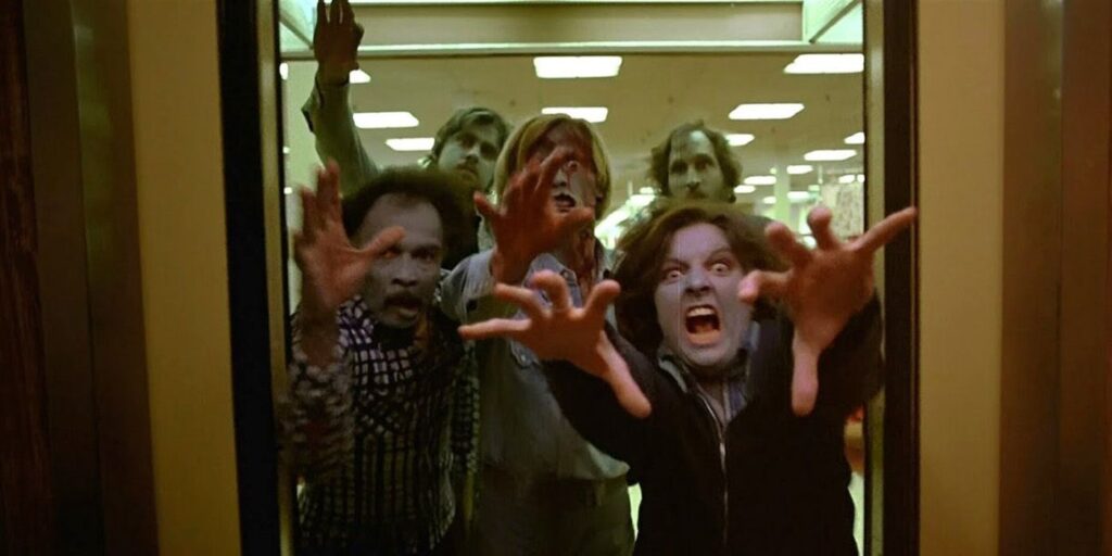 La imagen de la encuesta Dawn Of The Dead muestra las reacciones de la audiencia de 1978