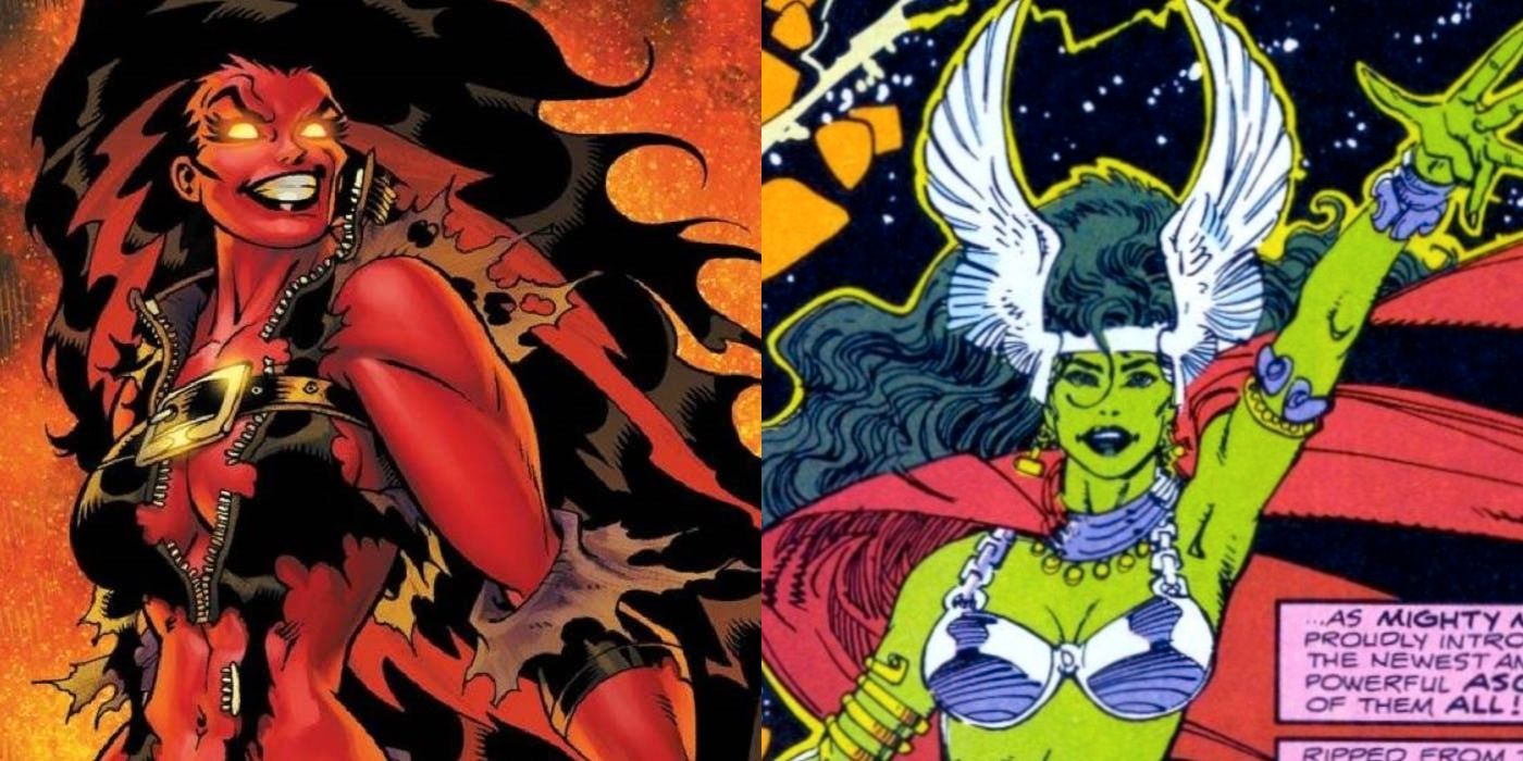 Las 10 versiones más poderosas de She-Hulk